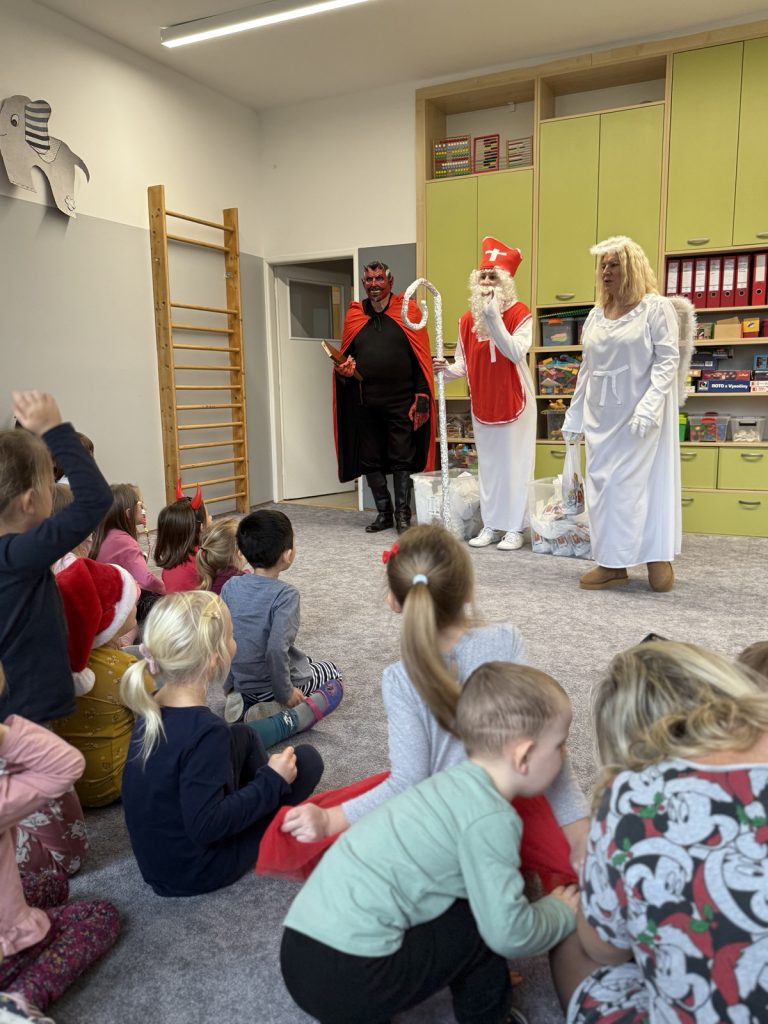 Návštěva Mikuláše v MŠ.